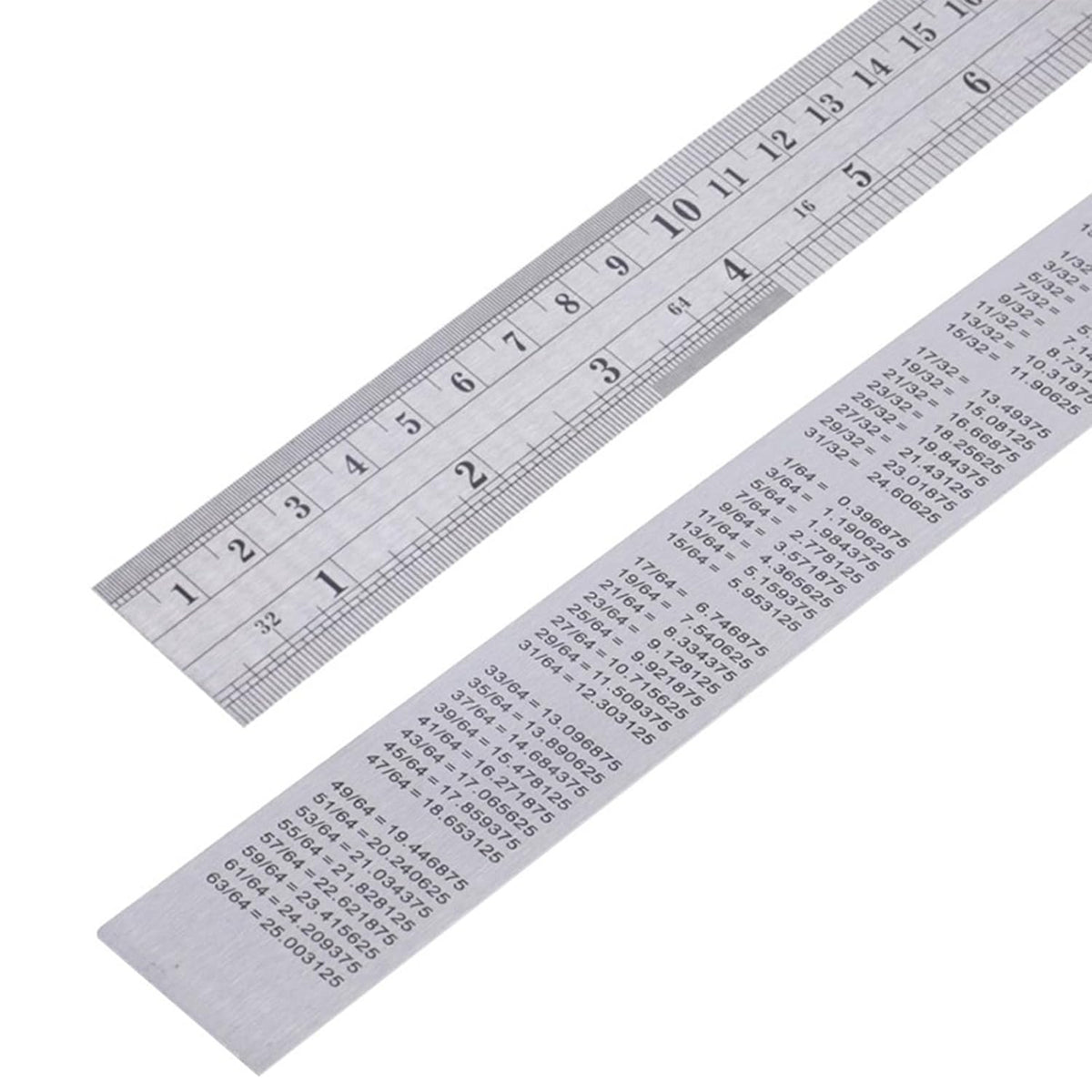 Metric Ruler,Ruler 12 Inch,Metal Steel Ruler for Home Office Study 1 Psc