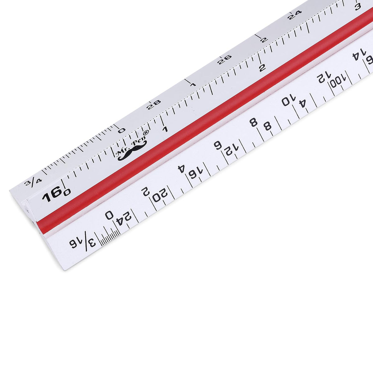 Mr. Pen- Metric Engineer Scale Ruler, Ruler, 12" Aluminum Scale Ruler