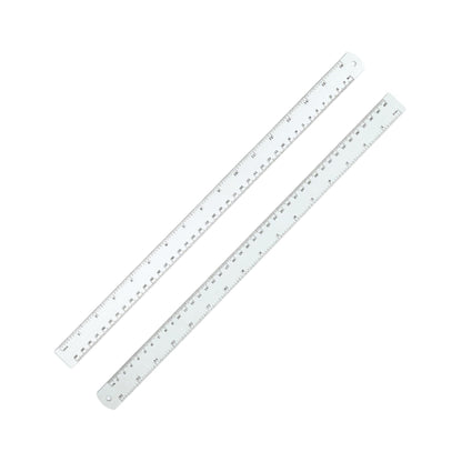 Unjoo Stainless Steel Ruler 4-Pack, 6", 8", 12",16" (15cm,20cm,30cm,40cm)