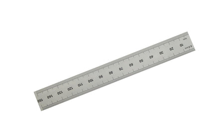 PEC Tools 6"/150mm Machinist Ruler, Made in USA