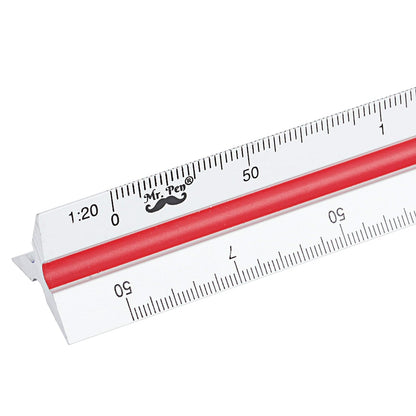 Mr. Pen- Metric Engineer Scale Ruler, Ruler, 12" Aluminum Scale Ruler